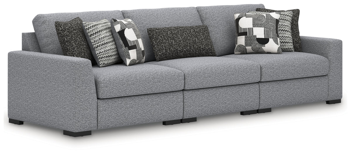 Best Deals Furniture - Ashley Furniture - Bealton 3-Piece Sectional - RAF 3-Piece Sectional / Salt and Pepper - 61305S2
