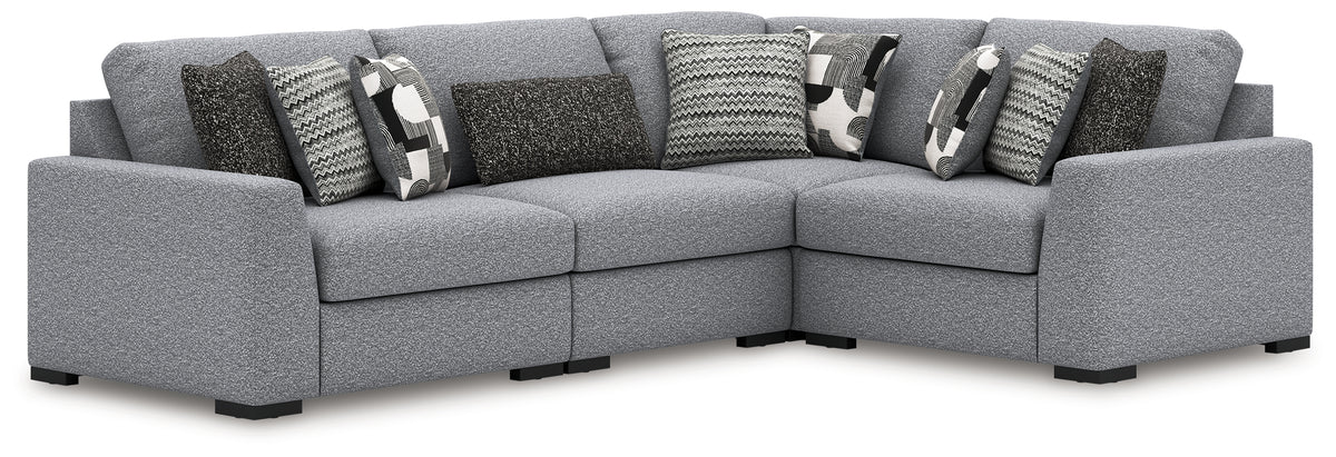 Best Deals Furniture - Ashley Furniture - Bealton 4-Piece Sectional - RAF 4-Piece Sectional / Salt and Pepper - 61305S5