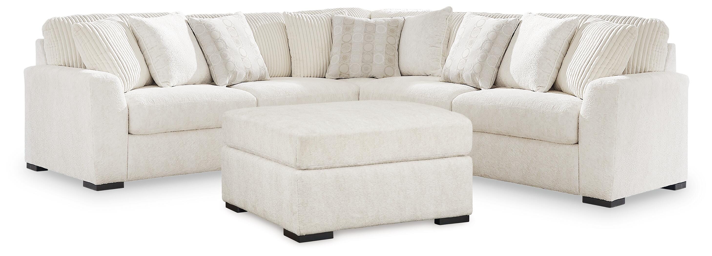 Best Deals Furniture - Ashley Furniture - Chessington 3-Piece Sectional and Ottoman - 3-Piece Sectional and Ottoman - 61904U3