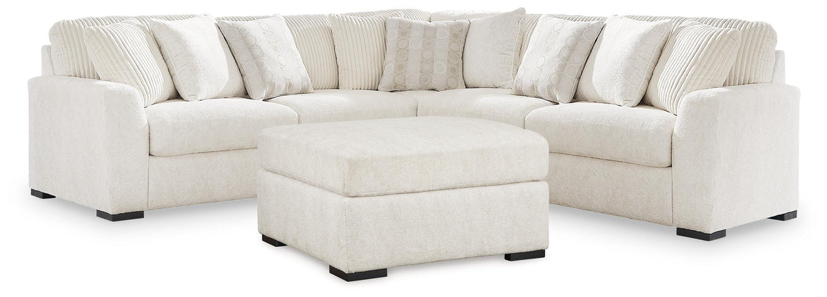 Best Deals Furniture - Ashley Furniture - Chessington 3-Piece Sectional and Ottoman - 3-Piece Sectional and Ottoman - 61904U3