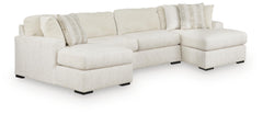 Best Deals Furniture - Ashley Furniture - Chessington 3-Piece Sectional with Double Chaise - RAF 3-Piece Sectional with Double Chaise - 61904S6
