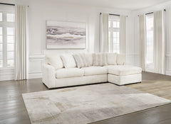 Best Deals Furniture - Ashley Furniture - Chessington 2-Piece Sectional with Chaise - LAF 2-Piece Sectional with Chaise / Ivory - 61904S2