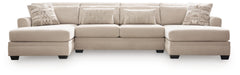 Mandi Point 3-Piece Double Chaise Sectional