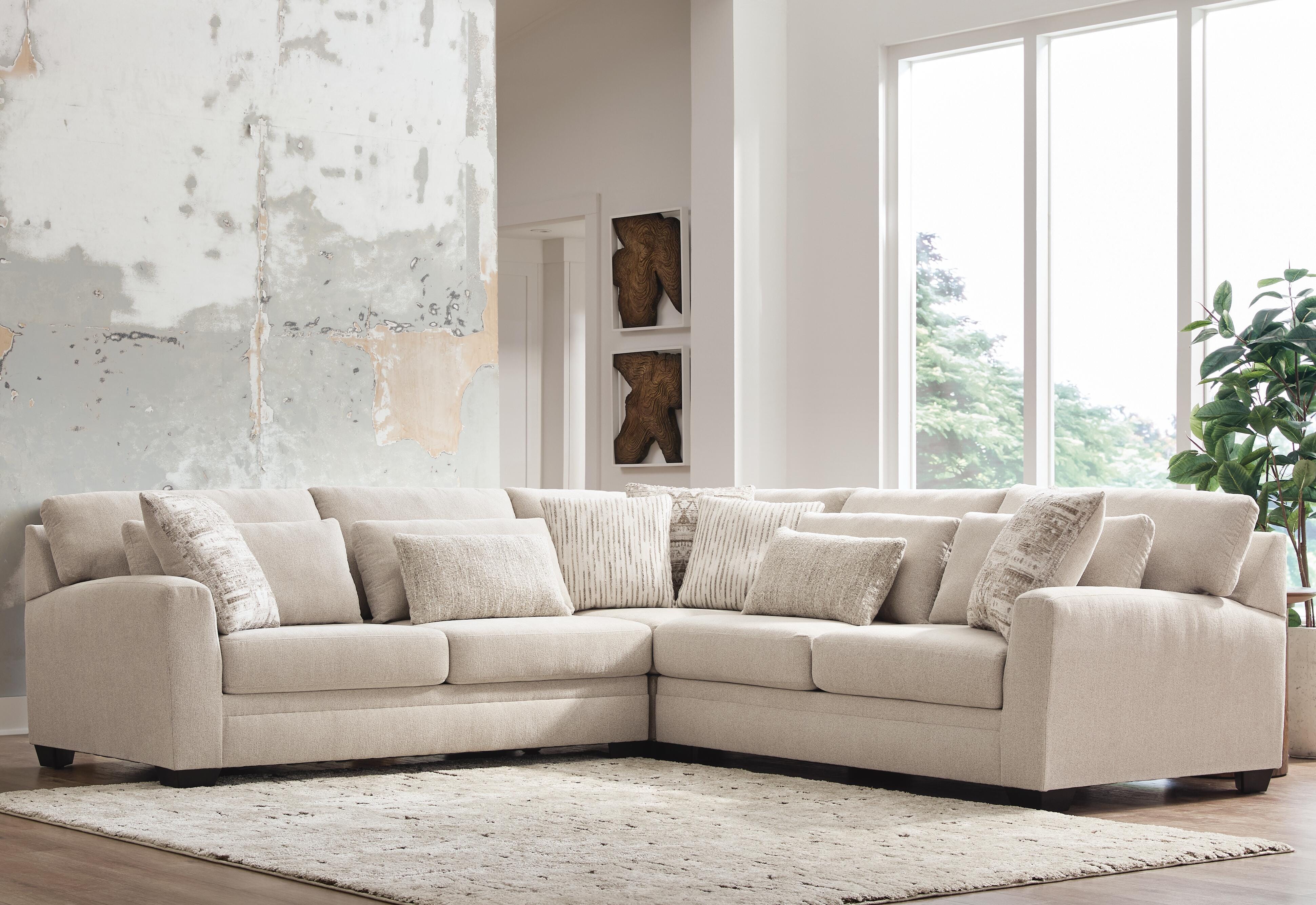 Best Deals Furniture - Ashley Furniture - Mandi Point 3-Piece Sectional - RAF 3-Piece Sectional - 62606S5