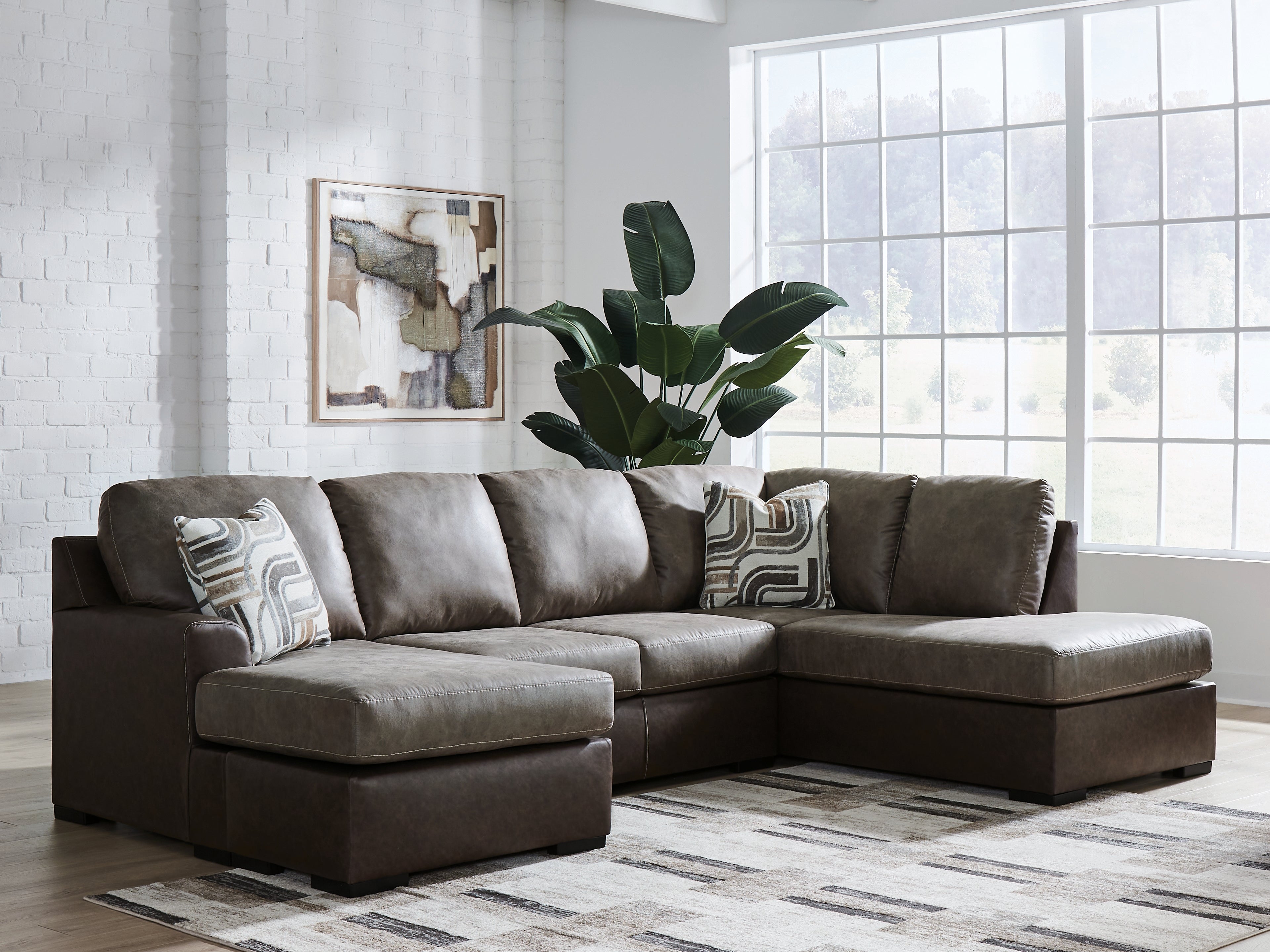 Best Deals Furniture - Ashley Furniture - Castille Way 2-Piece Sectional with Chaise - LAF 2-Piece Sectional with Chaise - PC62703S2