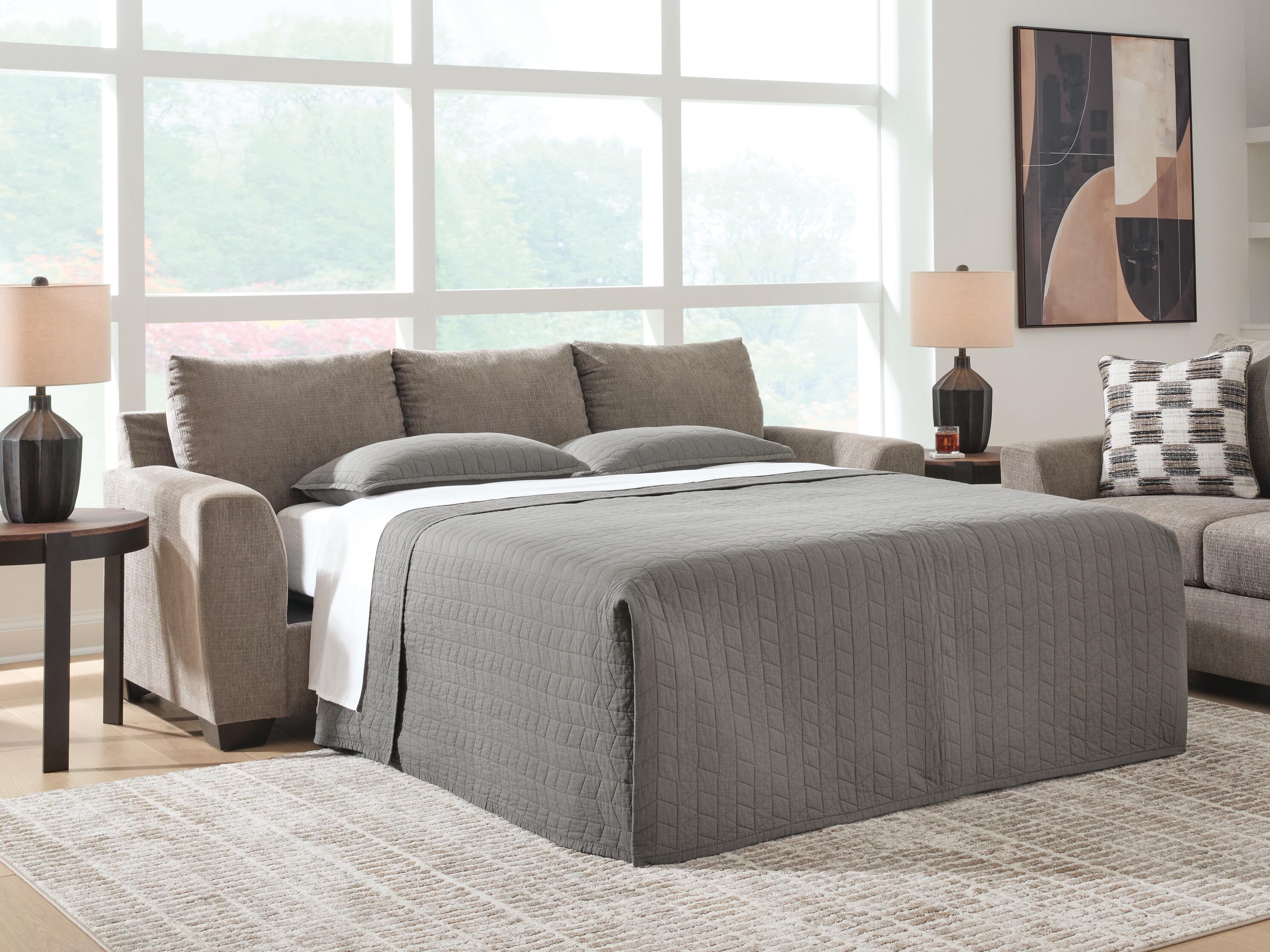 Best Deals Furniture - Ashley Furniture - Loreo Queen Sofa Sleeper - Queen Sofa Sleeper / Truffle - 6310239