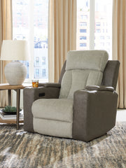 Best Deals Furniture - Ashley Furniture - WhipLash Power Recliner - PWR Recliner/ADJ Headrest / Sisal - PC6320413