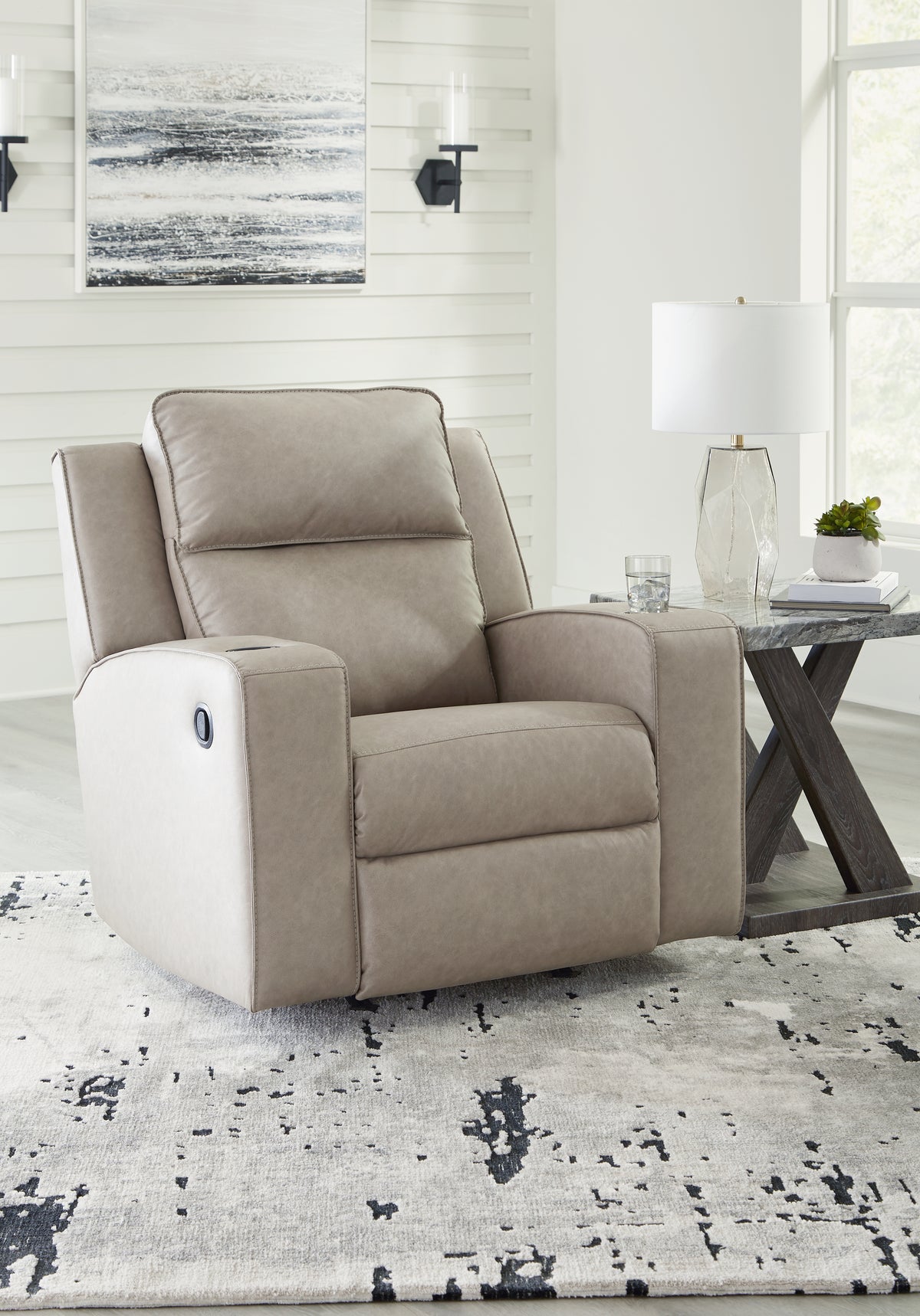 Best Deals Furniture - Ashley Furniture - Lavenhorne Recliner - Rocker Recliner / Umber - 6330625