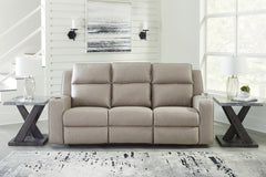 Best Deals Furniture - Ashley Furniture - Lavenhorne Reclining Sofa with Drop Down Table - REC Sofa w/Drop Down Table / Umber - 6330689