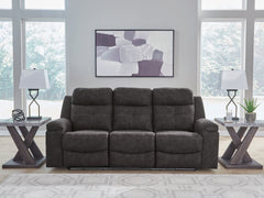 Best Deals Furniture - Ashley Furniture - Brysonview Reclining Sofa - Reclining Sofa / Charcoal - 6360588