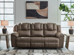 Best Deals Furniture - Ashley Furniture - Lowilla Reclining Sofa - Reclining Sofa / Driftwood - PC6450688