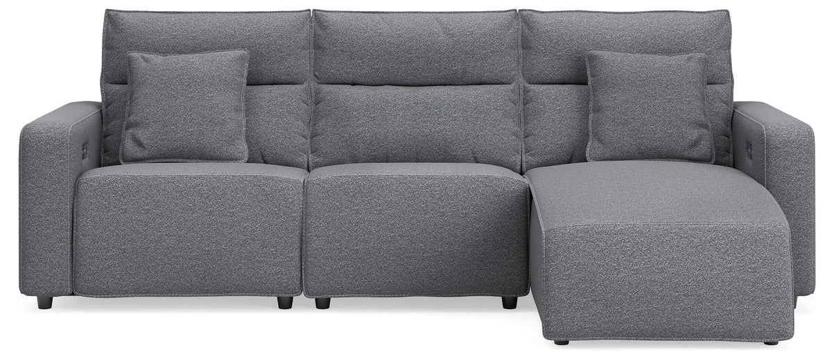 Best Deals Furniture - Ashley Furniture - Modmax II 3-Piece Reclining Sofa Chaise - 3-Piece Reclining Sofa Chaise - 65906S22