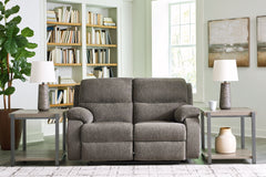 Best Deals Furniture - Ashley Furniture - Scranto Reclining Loveseat - Reclining Loveseat / Brindle - 6650286