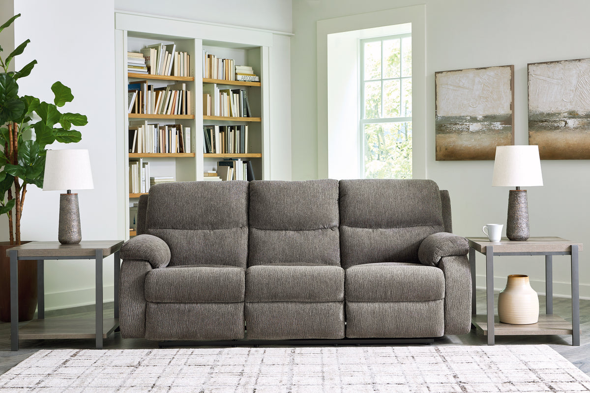 Best Deals Furniture - Ashley Furniture - Scranto Reclining Sofa - Reclining Sofa / Brindle - 6650288