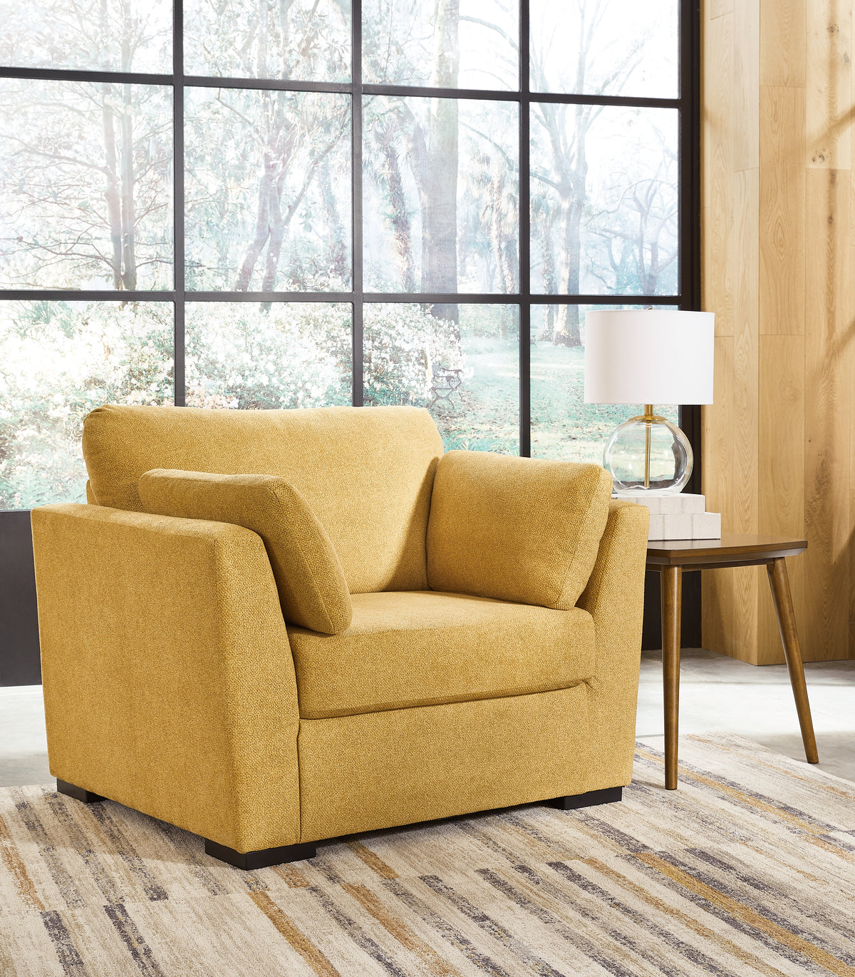 Best Deals Furniture - Ashley Furniture - Keerwick Oversized Chair - Chair and a Half / Sunflower - 6750623