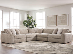 Best Deals Furniture - Ashley Furniture - Nexora-Court 5-Piece Sectional - RAF 5-Piece Sectional - PC68008S17