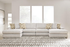 Best Deals Furniture - Ashley Furniture - Kestrie 4-Piece Double Chaise Sectional - 4-Piece Double Chaise Sectional - PC68706S9
