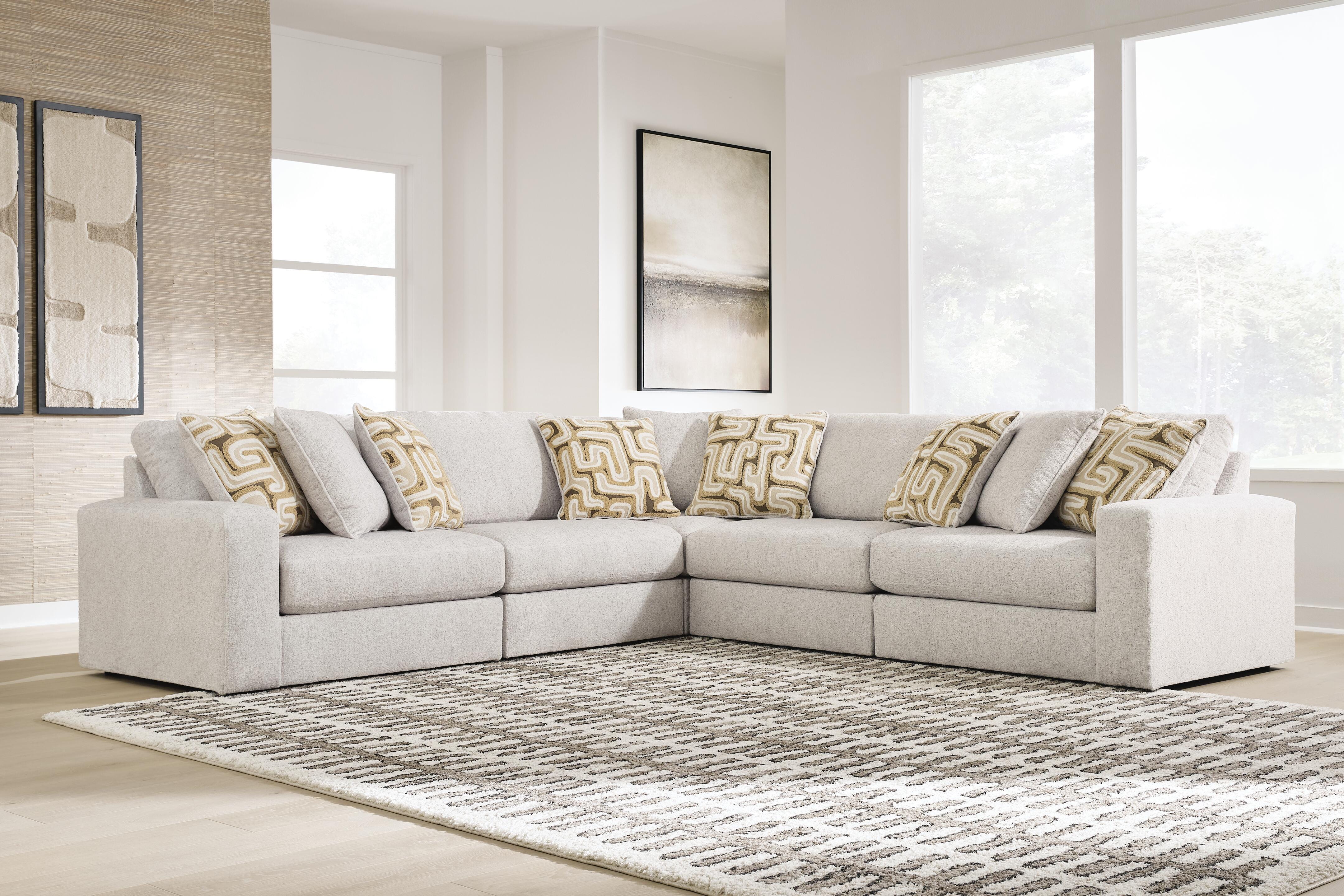 Best Deals Furniture - Ashley Furniture - Kestrie 5-Piece Sectional - 5-Piece Sectional - PC68706S17