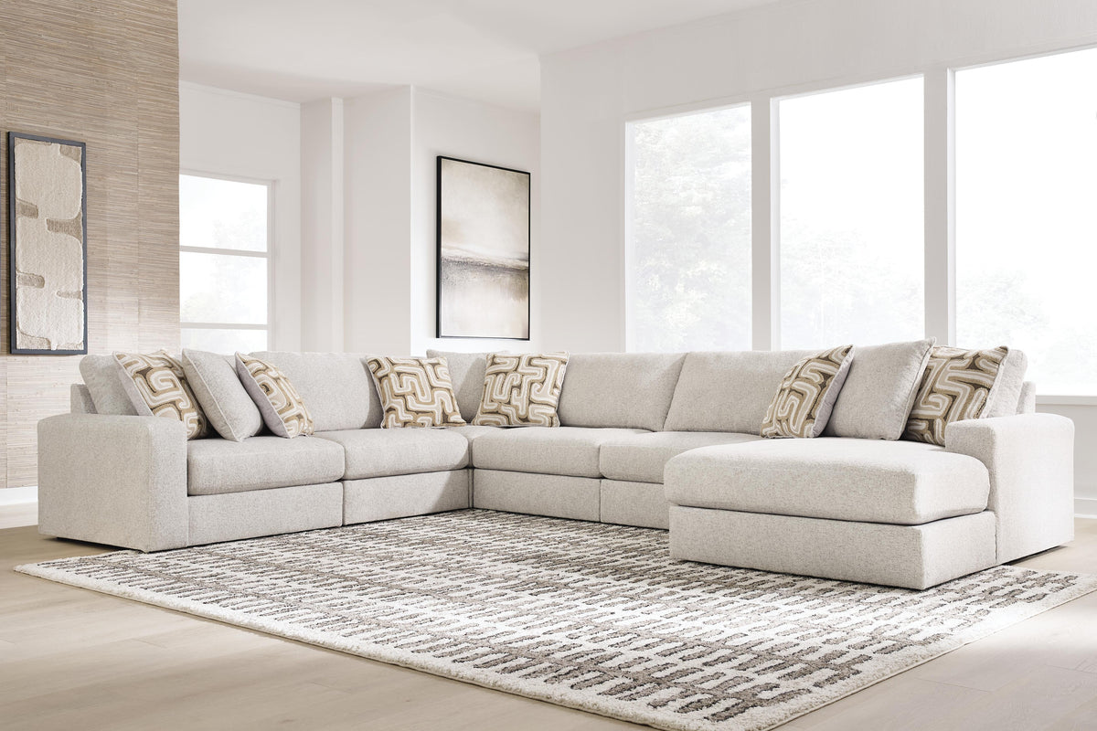 Best Deals Furniture - Ashley Furniture - Kestrie 6-Piece Sectional with Chaise - 6-Piece Sectional with Chaise - PC68706S15