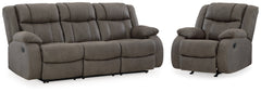 Best Deals Furniture - Ashley Furniture - First Base Reclining Sofa and Recliner - Reclining Sofa and Recliner - 68804U5