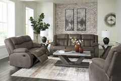 Best Deals Furniture - Ashley Furniture - First Base Reclining Sofa, Loveseat and Recliner - Reclining Sofa, Loveseat and Recliner - 68804U2