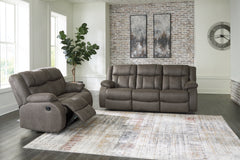Best Deals Furniture - Ashley Furniture - First Base Reclining Sofa and Loveseat - Reclining Sofa and Loveseat - 68804U1