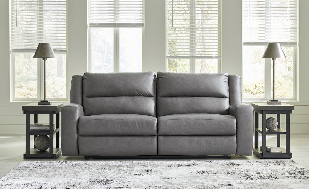 Best Deals Furniture - Ashley Furniture - Brixworth Reclining Sofa - 2 Seat Reclining Sofa / Slate - 6910681