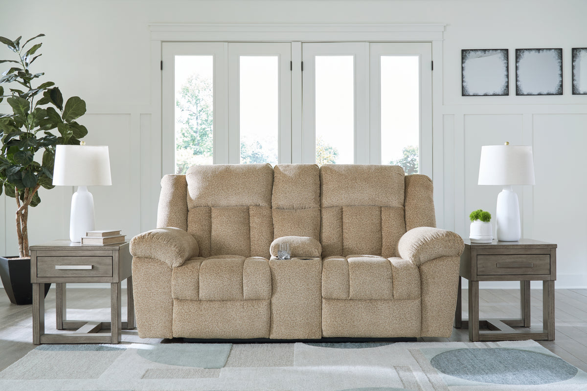 Best Deals Furniture - Ashley Furniture - Tip-Off Power Reclining Loveseat - PWR REC Loveseat/CON/ADJ HDRST / Slate - 6930418