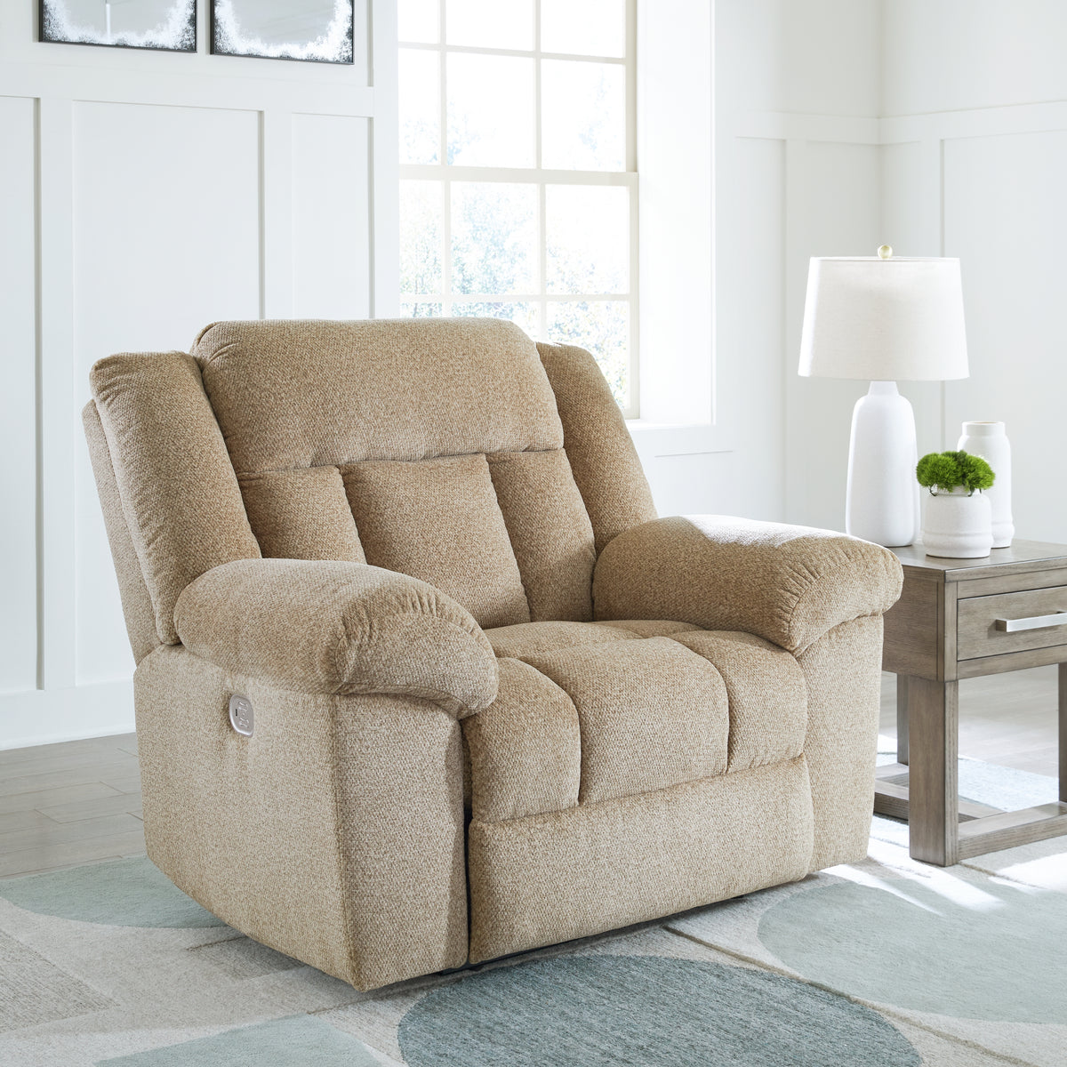 Best Deals Furniture - Ashley Furniture - Tip-Off Power Recliner - PWR Recliner/ADJ Headrest / Slate - 6930482
