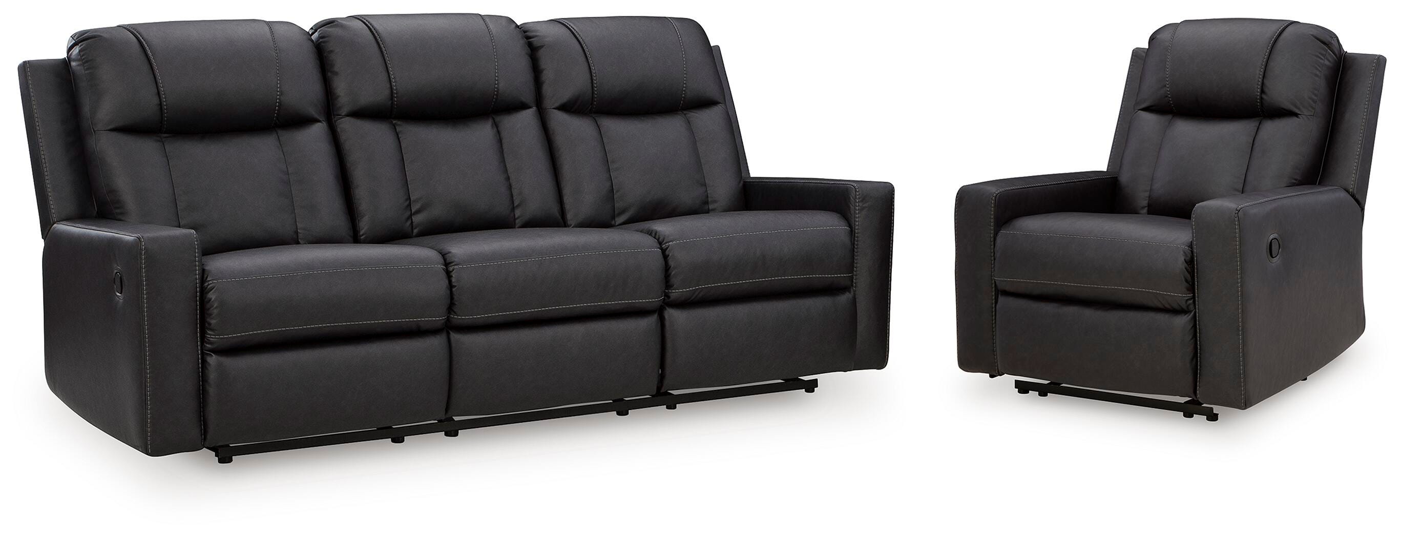 Best Deals Furniture - Ashley Furniture - Mackmenville Reclining Sofa and Recliner - Reclining Sofa and Recliner - 74713U2