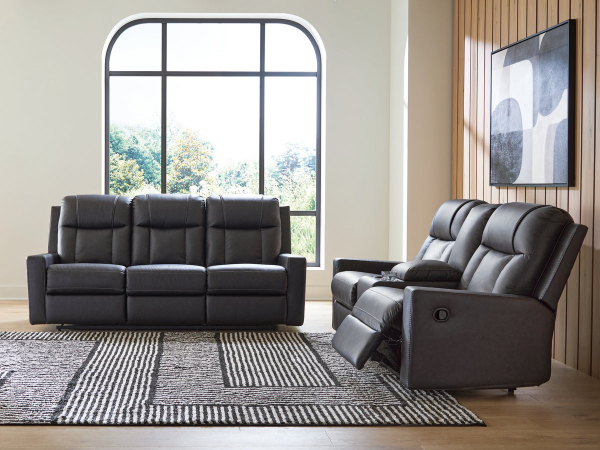 Best Deals Furniture - Ashley Furniture - Mackmenville Reclining Sofa and Loveseat - Reclining Sofa and Loveseat - 74713U1