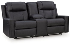 Mackmenville Reclining Loveseat with Console
