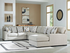 Best Deals Furniture - Ashley Furniture - Laurelgrove 5-Piece Sectional with Chaise - RAF 5-Piece Sectional with Chaise / Pebble - 75105S11