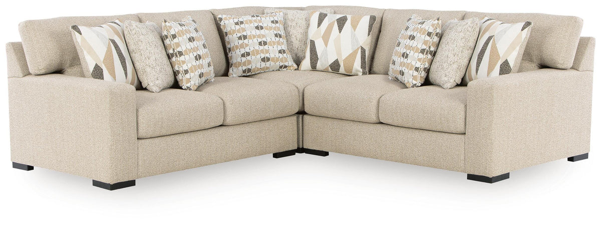 Best Deals Furniture - Ashley Furniture - Laurelgrove 3-Piece Sectional - RAF 3-Piece Sectional - 75105S5