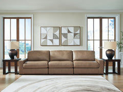 Best Deals Furniture - Ashley Furniture - Veronella 3-Piece Sectional Sofa - RAF 3-Piece Sectional Sofa / Sahara - 76106S2