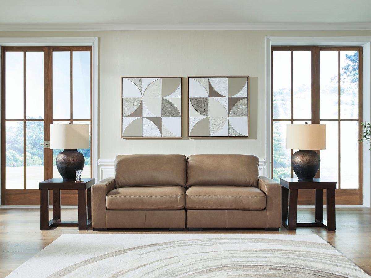 Best Deals Furniture - Ashley Furniture - Veronella 2-Piece Sectional Sofa - RAF 2-Piece Sectional Sofa / Sahara - 76106S1