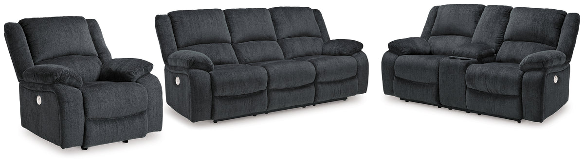 Best Deals Furniture - Ashley Furniture - Draycoll Power Reclining Sofa, Loveseat and Recliner - Power Reclining Sofa, Loveseat and Recliner - 76504U5
