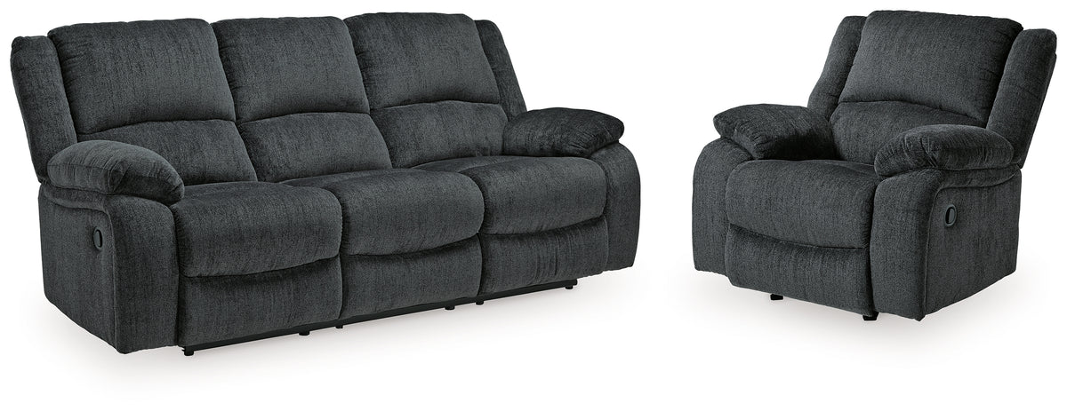 Best Deals Furniture - Ashley Furniture - Draycoll Reclining Sofa and Recliner - Reclining Sofa and Recliner - 76504U3