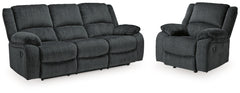 Best Deals Furniture - Ashley Furniture - Draycoll Reclining Sofa and Recliner - Reclining Sofa and Recliner - 76504U3