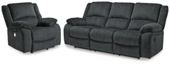 Best Deals Furniture - Ashley Furniture - Draycoll Reclining Sofa and Power Recliner - Reclining Sofa and Power Recliner - 76504U9
