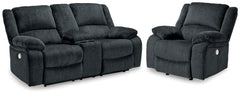 Best Deals Furniture - Ashley Furniture - Draycoll Power Reclining Loveseat and Power Recliner - Power Reclining Loveseat and Power Recliner - 76504U8