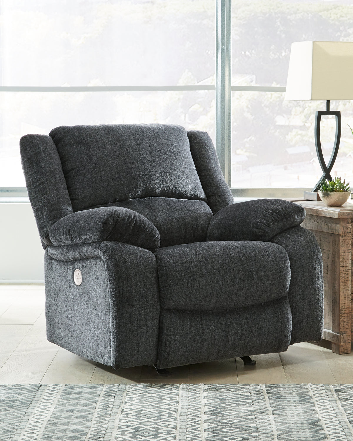 Best Deals Furniture - Ashley Furniture - Draycoll Power Recliner - Power Rocker Recliner - 7650498