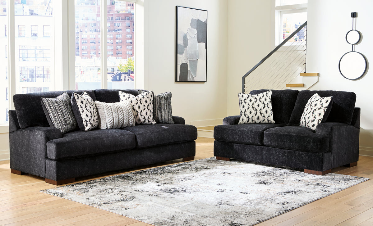 Best Deals Furniture - Ashley Furniture - Whitmore Manor Sofa and Loveseat - Sofa and Loveseat - 80404U1