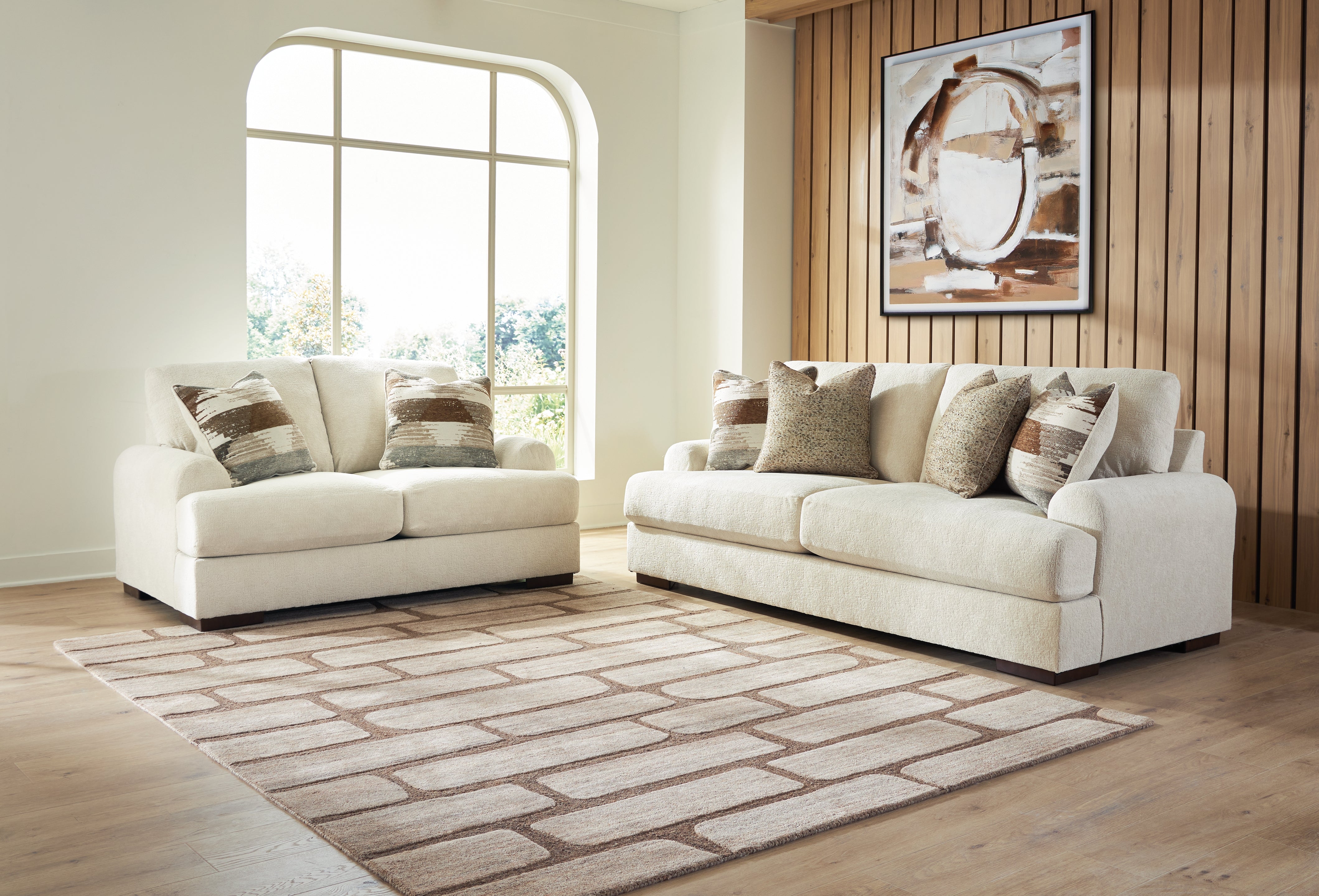 Best Deals Furniture - Ashley Furniture - Jayne Park Sofa and Loveseat - Sofa and Loveseat - PC81506U1
