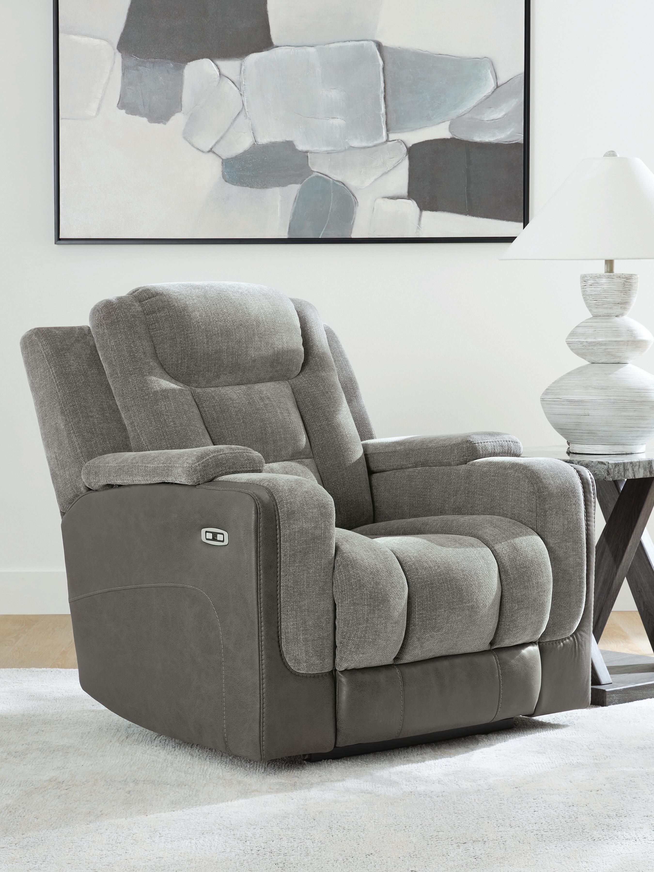 Best Deals Furniture - Ashley Furniture - Mixed Motion Power Recliner - PWR Recliner/ADJ Headrest - PC8350513