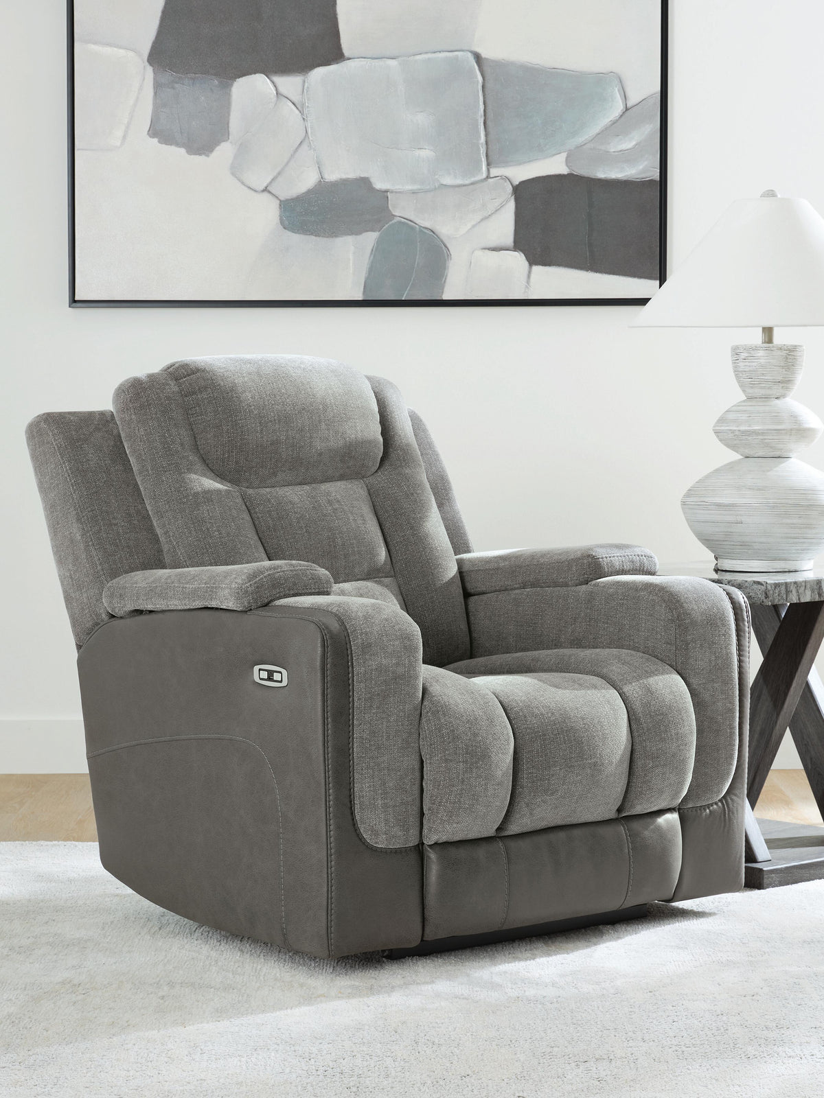 Best Deals Furniture - Ashley Furniture - Mixed Motion Power Recliner - PWR Recliner/ADJ Headrest - PC8350513