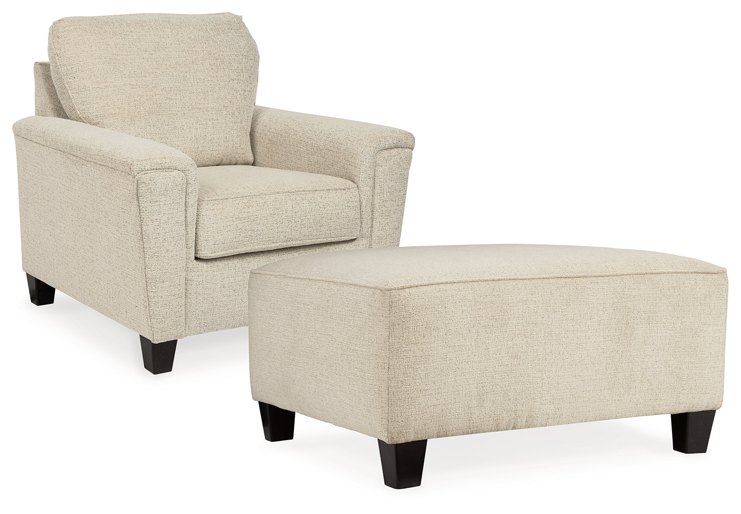 Best Deals Furniture - Ashley Furniture - Abinger Chair and Oversized Ottoman - Chair and Oversized Ottoman - 83904U7
