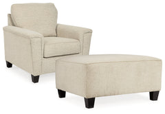 Best Deals Furniture - Ashley Furniture - Abinger Chair and Oversized Ottoman - Chair and Oversized Ottoman - 83904U7