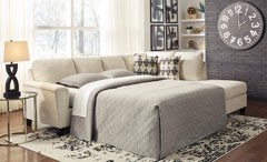 Best Deals Furniture - Ashley Furniture - Abinger 2-Piece Sleeper Sectional with Chaise - LAF 2-Piece Sleeper Sectional with Chaise / Smoke - 83905S4