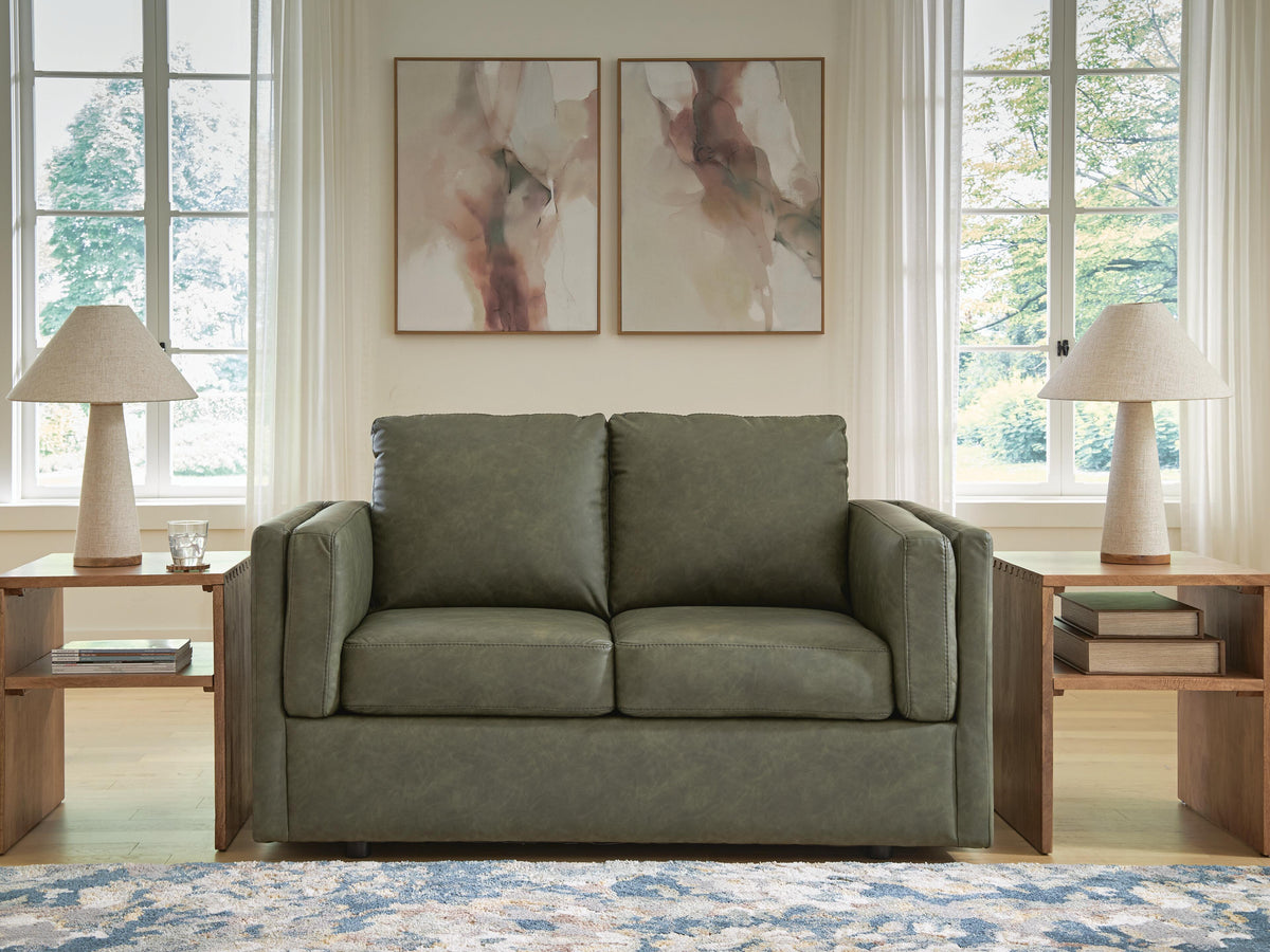 Best Deals Furniture - Ashley Furniture - Hollis Studio Loveseat - Loveseat - PC8560435